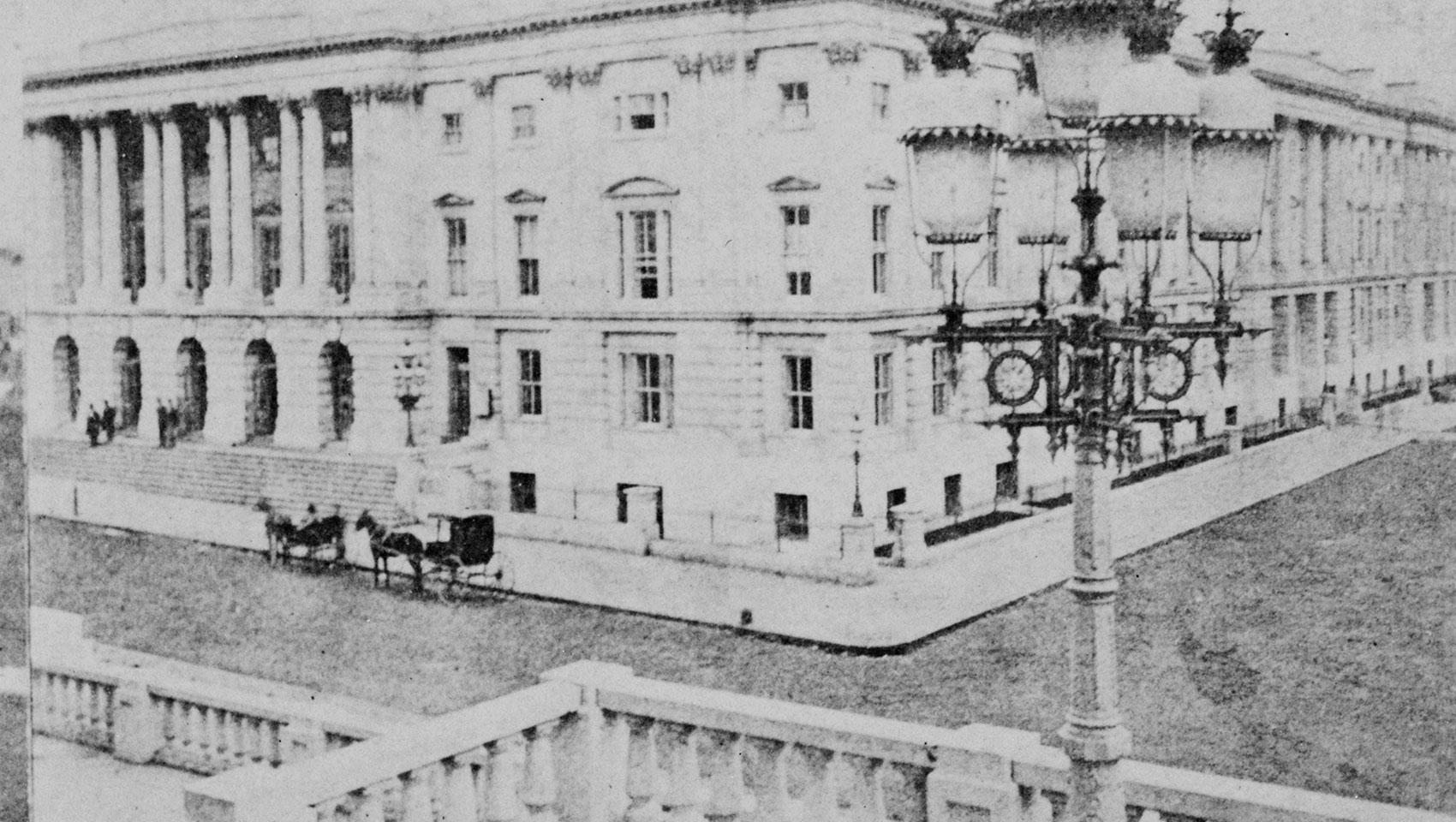 1873 photograph of Washington DC's General Post Office
