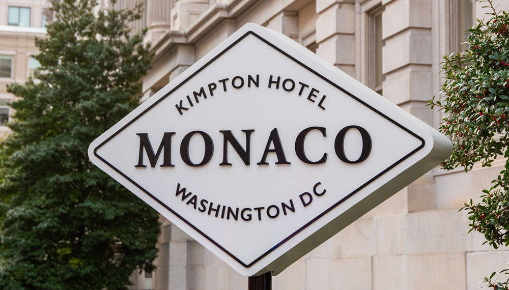 Monaco DC exterior signage