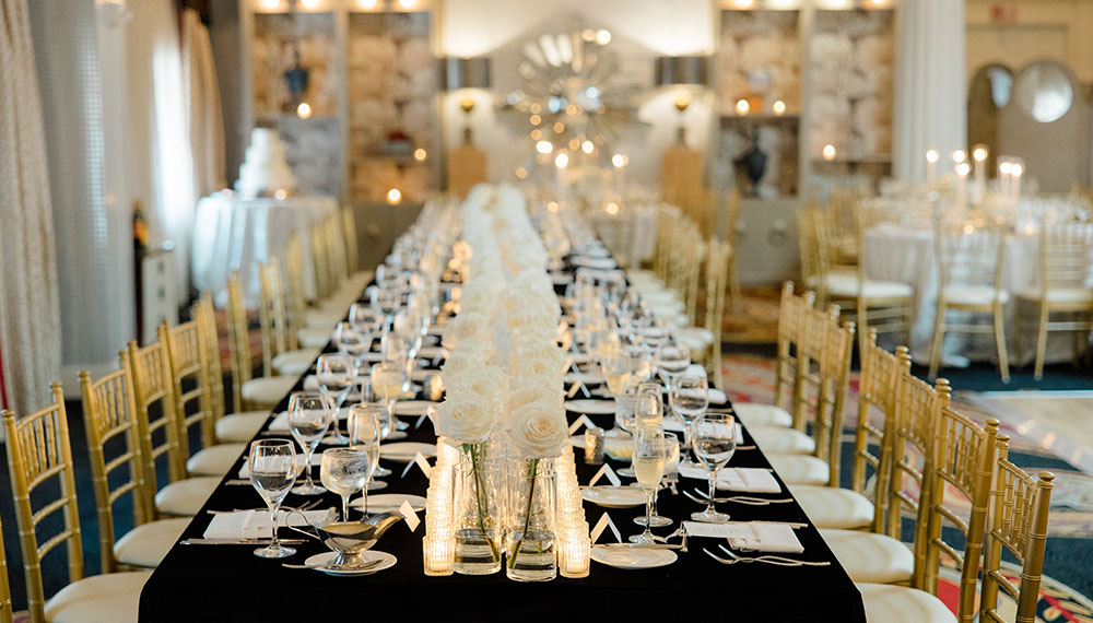 Reception table Set-up