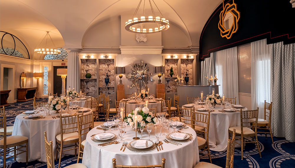 Wedding reception at Monaco DC's Paris Ballroom