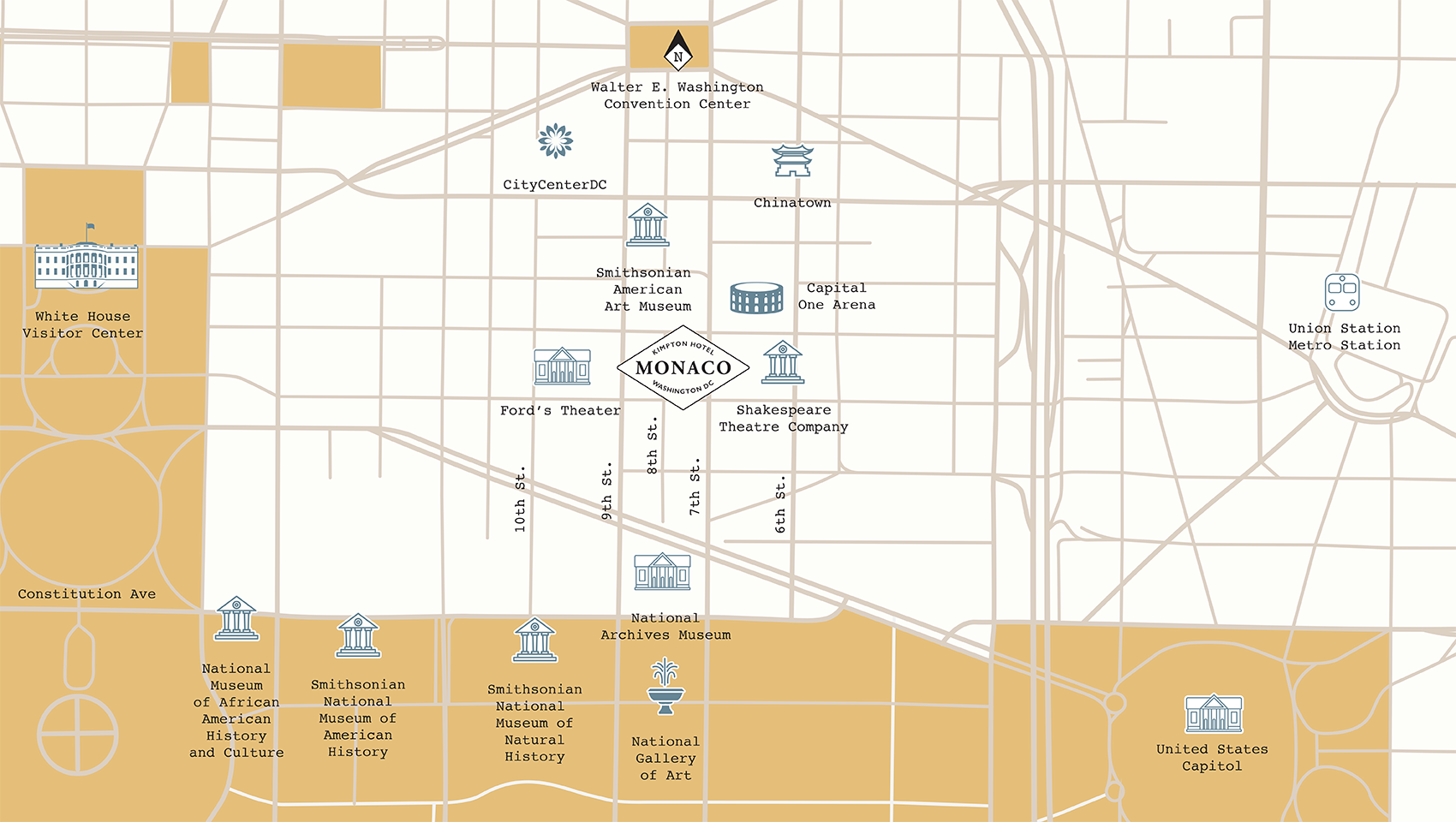 Capital One Arena Maps and Directions: Washington DC