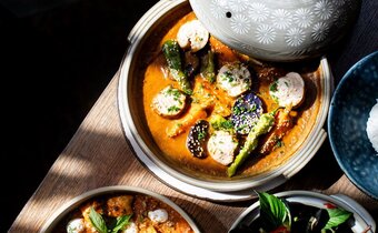 Pre-theater menu dishes at Dirty Habit